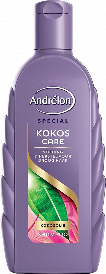 Aanbiedingen Andrelon Kokos Care Shampoo 300ml - Geldig van 22/01/2022 tot 24/02/2022 bij Drogisterij.net