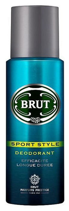 Aanbiedingen Brut Deodorant Deospray Sports Style 200ml - Geldig van 22/01/2022 tot 24/02/2022 bij Drogisterij.net