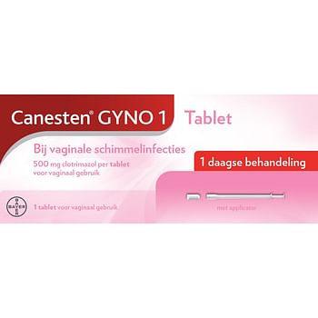 Aanbiedingen Canesten Gyno 1 Tablet - Geldig van 22/01/2022 tot 28/01/2022 bij Drogisterij.net
