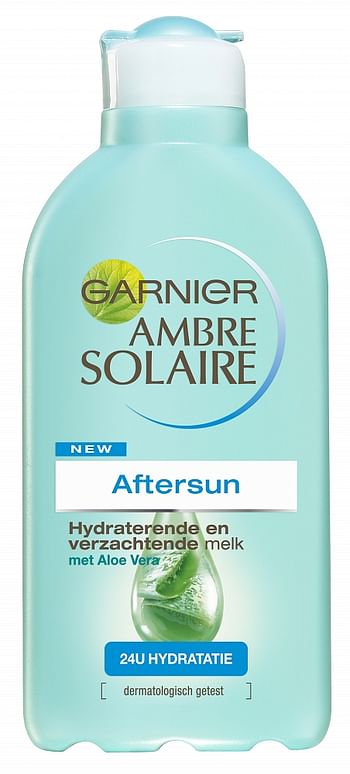 Aanbiedingen Garnier Ambre Solaire Zonnebrand After Sun Melk - Geldig van 22/01/2022 tot 24/02/2022 bij Drogisterij.net