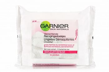 Aanbiedingen Garnier Skin Naturals Verzachtende Reinigingsdoekjes 25stuks - Geldig van 22/01/2022 tot 24/02/2022 bij Drogisterij.net
