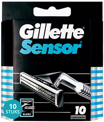 Aanbiedingen 10x10 me Gillette Sensor Scheermesjes Voordeelverpakking - Geldig van 22/01/2022 tot 24/02/2022 bij Drogisterij.net