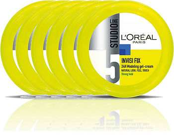 Aanbiedingen Loreal Paris Studio Line Invisi Fix Creme-gel Voordeelverpakking 6x150ml - Geldig van 22/01/2022 tot 24/02/2022 bij Drogisterij.net