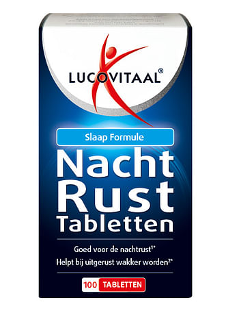 Aanbiedingen Lucovitaal Nachtrust Tabletten - Geldig van 22/01/2022 tot 24/02/2022 bij Drogisterij.net