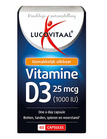 Aanbiedingen Lucovitaal Vitamine D3 25mcg - Geldig van 22/01/2022 tot 24/02/2022 bij Drogisterij.net