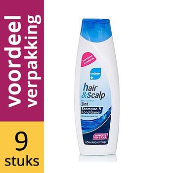 Aanbiedingen Medipure Hair And Scalp Anti-roos Shampoo En Conditioner 2in1 9x400ml - Geldig van 22/01/2022 tot 24/02/2022 bij Drogisterij.net