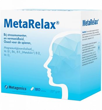 Aanbiedingen Metagenics Metarelax Tabletten - Geldig van 22/01/2022 tot 31/01/2022 bij Drogisterij.net