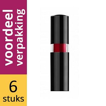 Aanbiedingen Miss Sporty Perfect Colour Lipstick 059 High Red voordeelverpakking - Geldig van 22/01/2022 tot 24/02/2022 bij Drogisterij.net