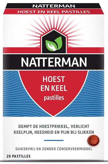 Aanbiedingen Natterman Alles In 1 Hoestpastilles - Geldig van 22/01/2022 tot 24/02/2022 bij Drogisterij.net