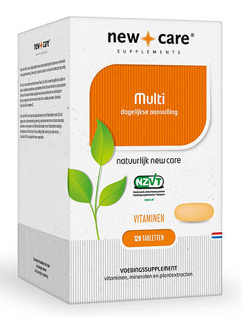 Aanbiedingen New Care Multi Vitaminen - Geldig van 22/01/2022 tot 24/02/2022 bij Drogisterij.net