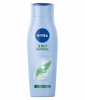 Aanbiedingen Nivea 2in1 Express Shampoo Conditioner 250ml - Geldig van 22/01/2022 tot 24/02/2022 bij Drogisterij.net
