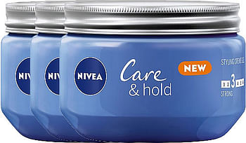 Aanbiedingen Nivea Care en Hold Styling Creme Gel 3 Strong Voordeelverpakking 3x150ml - Geldig van 22/01/2022 tot 28/01/2022 bij Drogisterij.net