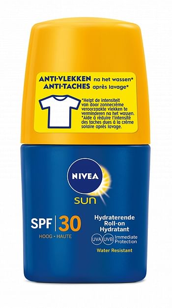Aanbiedingen Nivea Sun Hydraterende Roll-On Factorspf30 - Geldig van 22/01/2022 tot 24/02/2022 bij Drogisterij.net