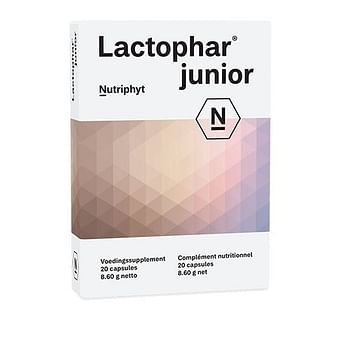 Aanbiedingen Nutriphyt Lactophar Junior - Geldig van 22/01/2022 tot 24/02/2022 bij Drogisterij.net