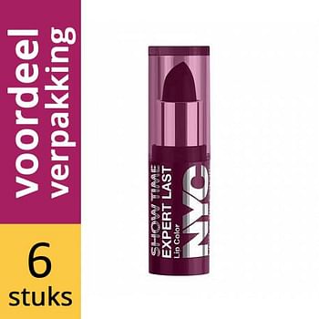 Aanbiedingen Nyc Expert Last Lip Colour Lipstick 454 Grapefully - Geldig van 22/01/2022 tot 24/02/2022 bij Drogisterij.net