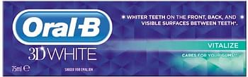 Aanbiedingen Oral B Tandpasta 3d White Vitalize 75ml - Geldig van 22/01/2022 tot 24/02/2022 bij Drogisterij.net