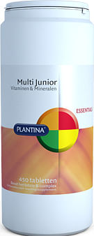 Aanbiedingen Plantina Multivitamine Junior Tabletten - Geldig van 22/01/2022 tot 24/02/2022 bij Drogisterij.net