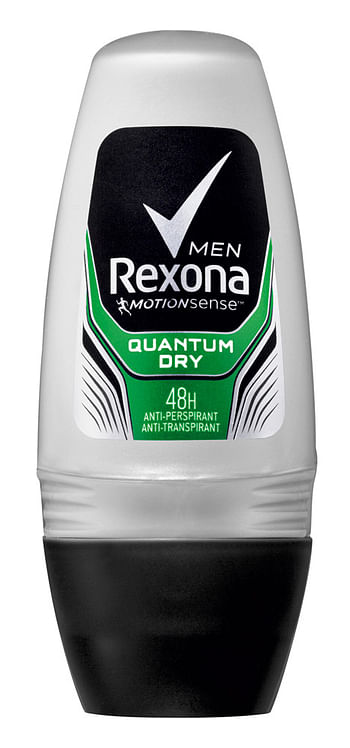 Aanbiedingen Rexona Deodorant Roller Men Dry Quantum 50ml - Geldig van 22/01/2022 tot 24/02/2022 bij Drogisterij.net