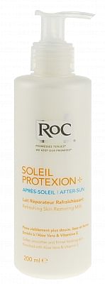 Aanbiedingen Roc Soleil Protection Aftersun Refreshing Skin Restore Milk - Geldig van 22/01/2022 tot 24/02/2022 bij Drogisterij.net