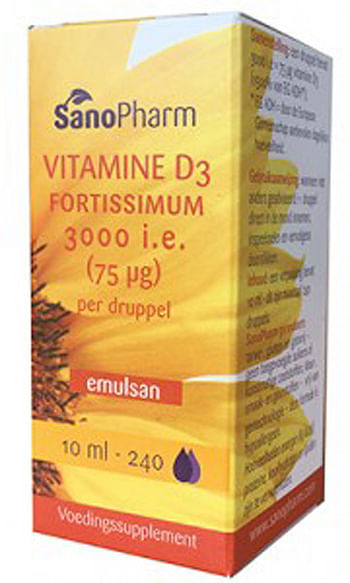 Aanbiedingen Sanopharm Emulsan D3 Fortissimum - Geldig van 22/01/2022 tot 24/02/2022 bij Drogisterij.net