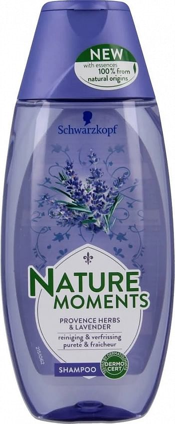 Aanbiedingen Schwarzkopf Nature Moments Provence Herbs en Lavender Shampoo 250ml - Geldig van 22/01/2022 tot 03/02/2022 bij Drogisterij.net