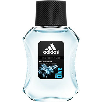 Aanbiedingen 3x Adidas Ice Dive Eau de Toilette Spray 100 ml - Geldig van 23/01/2022 tot 03/02/2022 bij Plein