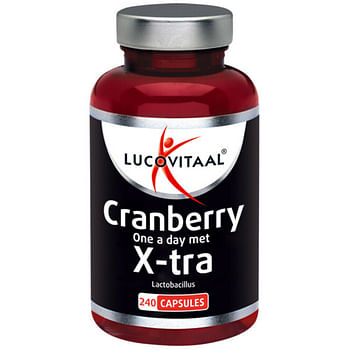 Aanbiedingen 3x Lucovitaal Cranberry X-tra One a Day 240 capsules - Geldig van 23/01/2022 tot 13/02/2022 bij Plein