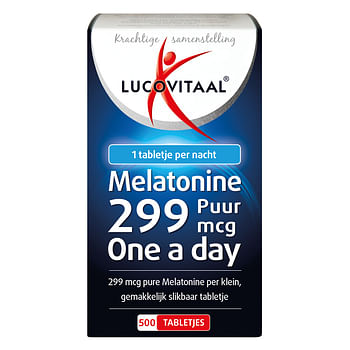 Aanbiedingen 3x Lucovitaal Melatonine Puur 0.299mg 500 tabletten - Geldig van 23/01/2022 tot 25/01/2022 bij Plein