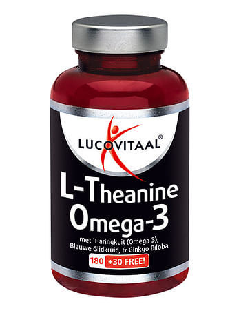 Aanbiedingen Lucovitaal L-theanine Omega 3 - Geldig van 23/01/2022 tot 24/02/2022 bij Drogisterij.net