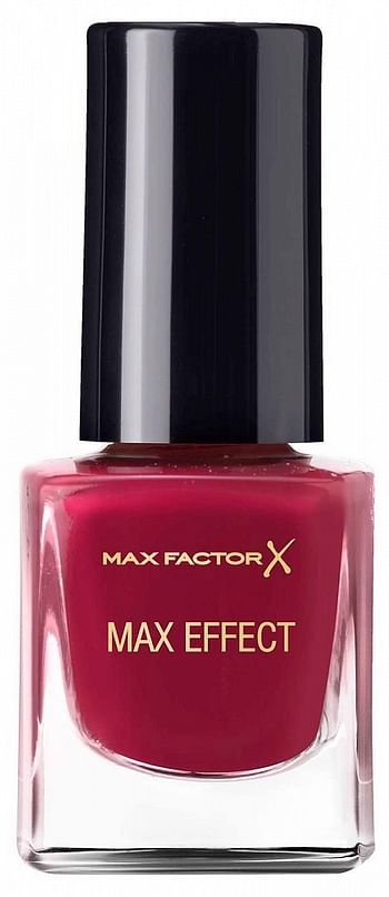 Aanbiedingen Max Factor Max Effect Mini Nagellak 63 Pandora Ruby - Geldig van 23/01/2022 tot 24/02/2022 bij Drogisterij.net