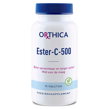 Aanbiedingen Orthica Ester-c-500 Tabletten - Geldig van 23/01/2022 tot 24/02/2022 bij Drogisterij.net