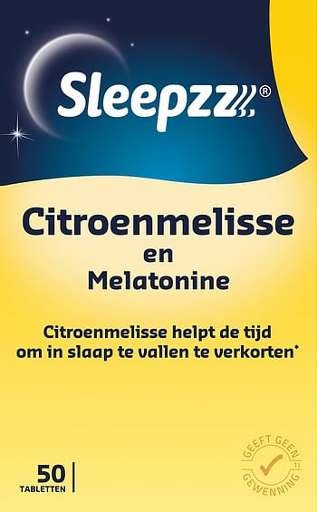 Aanbiedingen Sleepzz Melatonine 029 Mg Citroenmelisse - Geldig van 23/01/2022 tot 24/02/2022 bij Drogisterij.net