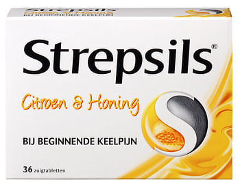 Aanbiedingen Strepsils Citroen en Honing - Geldig van 23/01/2022 tot 24/02/2022 bij Drogisterij.net