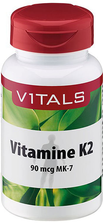 Aanbiedingen Vitals Vitamine K2 90mcg - Geldig van 23/01/2022 tot 24/02/2022 bij Drogisterij.net