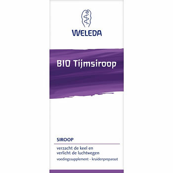 Aanbiedingen Weleda Tijmsiroop Bio 200 ml - Geldig van 23/01/2022 tot 13/02/2022 bij Plein