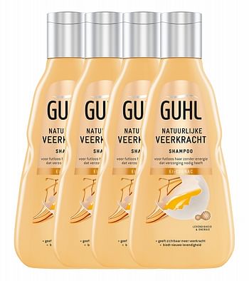 Aanbiedingen Guhl Shampoo Veerkracht Ei Cognac Voordeelverpakking 4x250ml - Geldig van 05/01/2022 tot 21/01/2022 bij Drogisterij.net