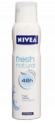 Aanbiedingen Nivea Fresh Natural Deodorant Spray 150ml - Geldig van 06/01/2022 tot 21/01/2022 bij Drogisterij.net