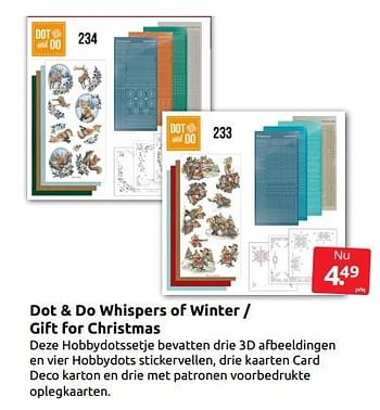 Aanbiedingen Dot + do whispers of winter - gift for christmas - Huismerk - Boekenvoordeel - Geldig van 01/10/2022 tot 09/10/2022 bij Boekenvoordeel