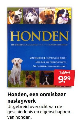 Aanbiedingen Honden een onmisbaar naslagwerk - Huismerk - Boekenvoordeel - Geldig van 01/10/2022 tot 09/10/2022 bij Boekenvoordeel