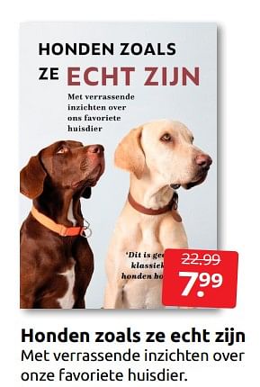 Aanbiedingen Honden zoals ze echt zijn - Huismerk - Boekenvoordeel - Geldig van 01/10/2022 tot 09/10/2022 bij Boekenvoordeel
