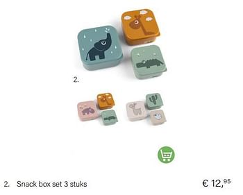Aanbiedingen Snack box set 3 stuks - Done by Deer - Geldig van 01/10/2022 tot 31/10/2022 bij Multi Bazar