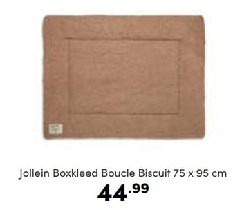 Aanbiedingen Jollein boxkleed boucle biscuit - Jollein - Geldig van 02/10/2022 tot 08/10/2022 bij Baby & Tiener Megastore