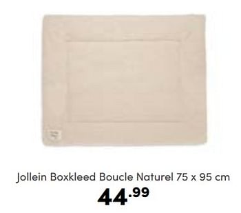 Aanbiedingen Jollein boxkleed boucle naturel - Jollein - Geldig van 02/10/2022 tot 08/10/2022 bij Baby & Tiener Megastore