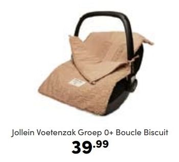 Aanbiedingen Jollein voetenzak groep 0+ boucle biscuit - Jollein - Geldig van 02/10/2022 tot 08/10/2022 bij Baby & Tiener Megastore