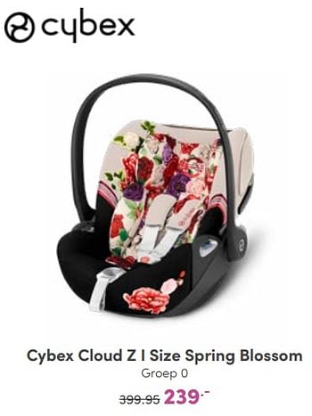 Aanbiedingen Cybex cloud z i size spring blossom - Cybex - Geldig van 02/10/2022 tot 08/10/2022 bij Baby & Tiener Megastore