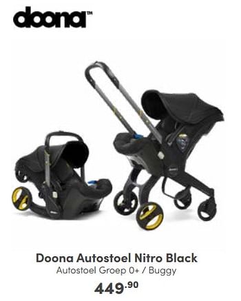 Aanbiedingen Doona autostoel nitro black buggy - Doona - Geldig van 02/10/2022 tot 08/10/2022 bij Baby & Tiener Megastore