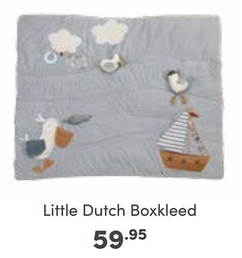 Aanbiedingen Little dutch boxkleed - Little Dutch - Geldig van 02/10/2022 tot 08/10/2022 bij Baby & Tiener Megastore