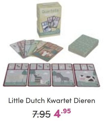Aanbiedingen Little dutch kwartet dieren - Little Dutch - Geldig van 02/10/2022 tot 08/10/2022 bij Baby & Tiener Megastore