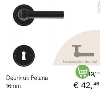 Aanbiedingen Deurkruk petana - HDD - Geldig van 01/10/2022 tot 30/11/2022 bij Multi Bazar
