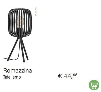 Aanbiedingen Romazzina tafellamp - Eglo - Geldig van 01/10/2022 tot 30/11/2022 bij Multi Bazar